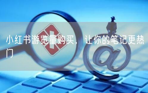 小红书游览量购买，让你的笔记更热门