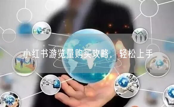 小红书游览量购买攻略，轻松上手