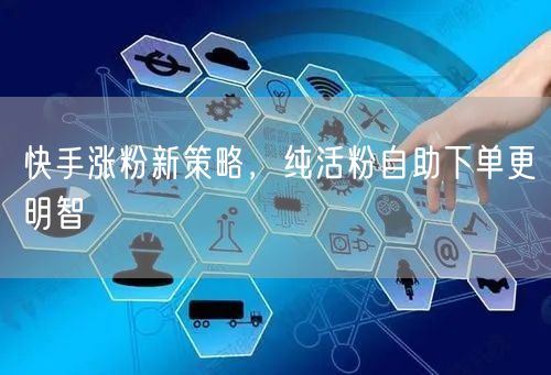 快手涨粉新策略，纯活粉自助下单更明智