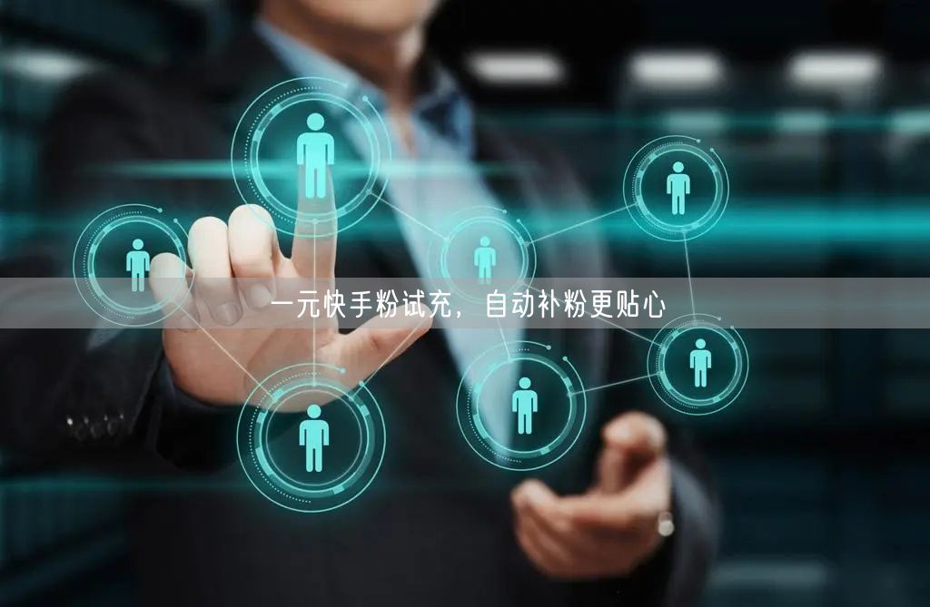 一元快手粉试充，自动补粉更贴心