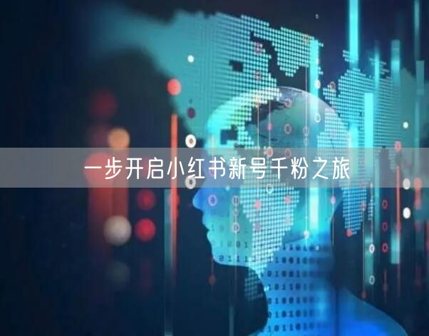 一步开启小红书新号千粉之旅