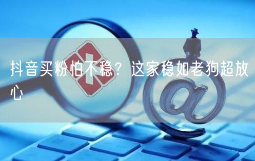 抖音买粉怕不稳？这家稳如老狗超放心