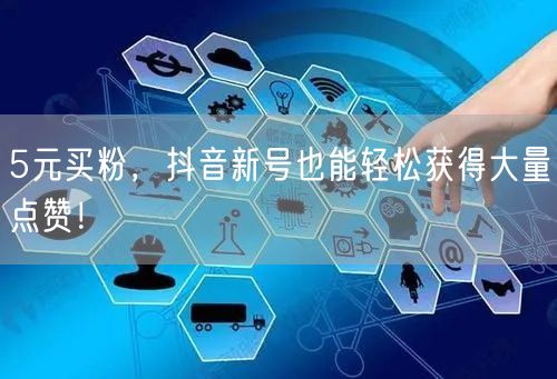 5元买粉，抖音新号也能轻松获得大量点赞！