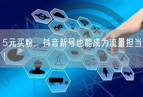 5元买粉，抖音新号也能成为流量担当！