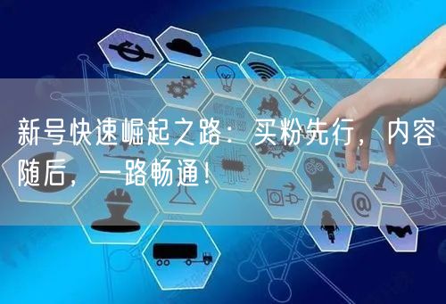 新号快速崛起之路：买粉先行，内容随后，一路畅通！