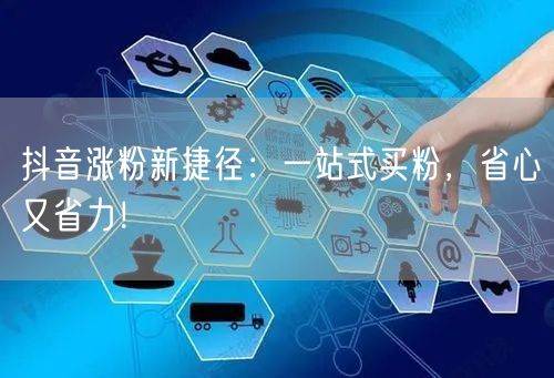 抖音涨粉新捷径：一站式买粉，省心又省力！