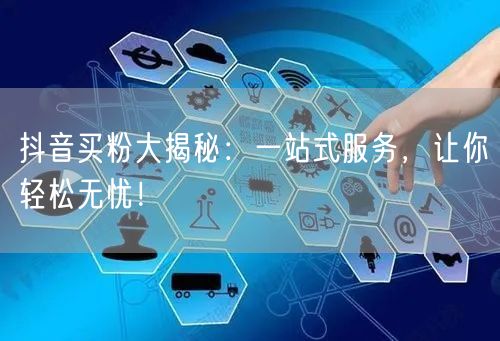 抖音买粉大揭秘：一站式服务，让你轻松无忧！