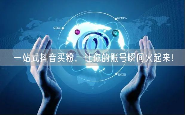 一站式抖音买粉，让你的账号瞬间火起来！