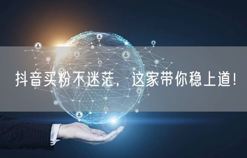 抖音买粉不迷茫，这家带你稳上道！