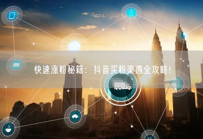 快速涨粉秘籍：抖音买粉渠道全攻略！