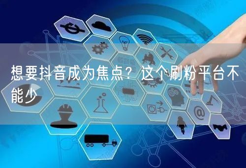 想要抖音成为焦点？这个刷粉平台不能少