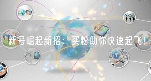 新号崛起新招：买粉助你快速起飞！