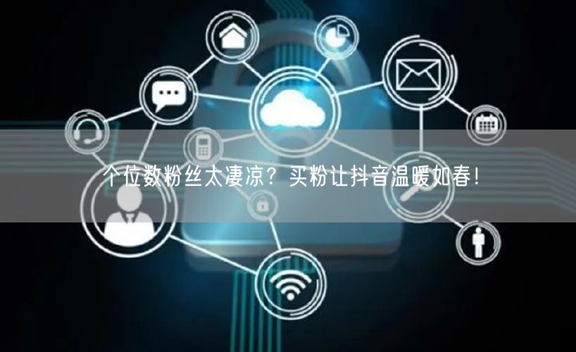 个位数粉丝太凄凉？买粉让抖音温暖如春！