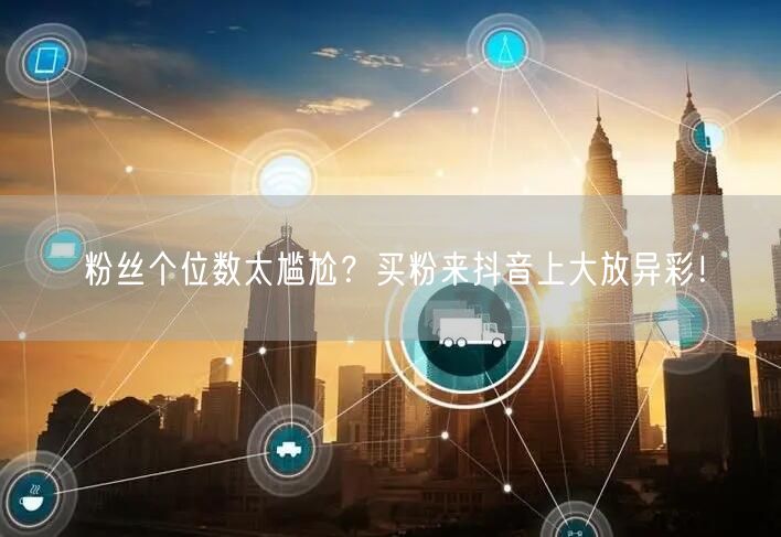 粉丝个位数太尴尬？买粉来抖音上大放异彩！