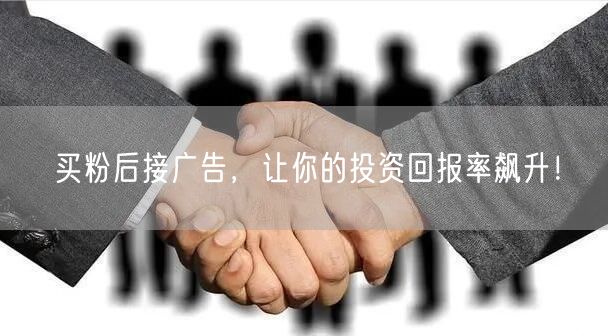 买粉后接广告，让你的投资回报率飙升！