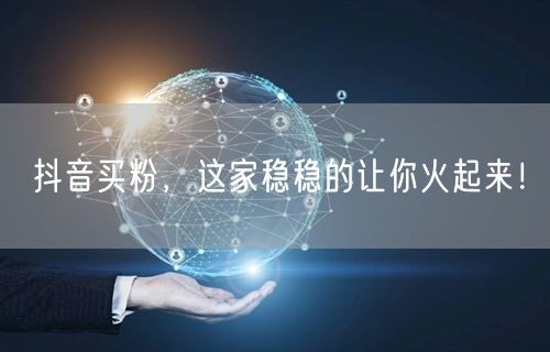 抖音买粉，这家稳稳的让你火起来！