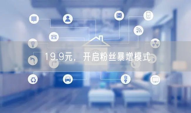 19.9元，开启粉丝暴增模式