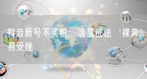抖音新号不买粉，流量征途‘裸奔’易受挫