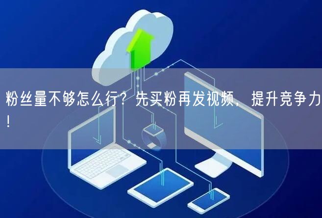 粉丝量不够怎么行？先买粉再发视频，提升竞争力！