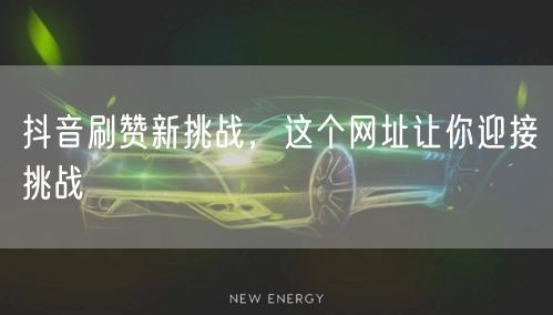 抖音刷赞新挑战，这个网址让你迎接挑战