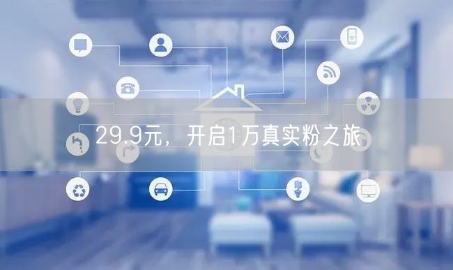 29.9元，开启1万真实粉之旅