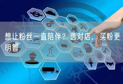 想让粉丝一直陪伴？选对店，买粉更明智