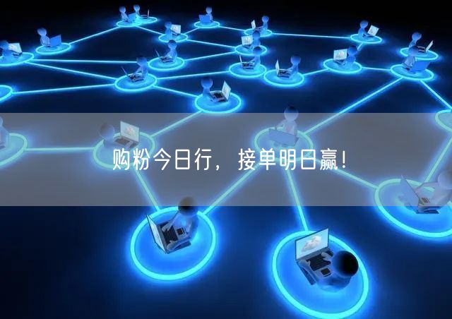 购粉今日行，接单明日赢！