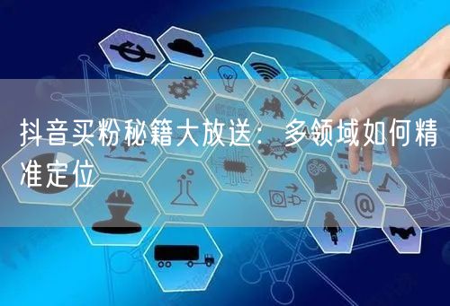 抖音买粉秘籍大放送：多领域如何精准定位
