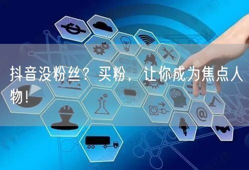 抖音没粉丝？买粉，让你成为焦点人物！