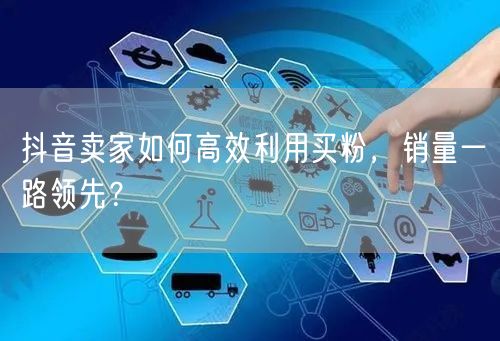 抖音卖家如何高效利用买粉，销量一路领先？
