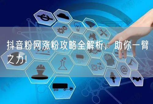 抖音粉网涨粉攻略全解析，助你一臂之力！