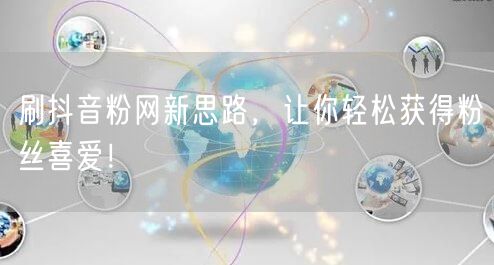 刷抖音粉网新思路，让你轻松获得粉丝喜爱！